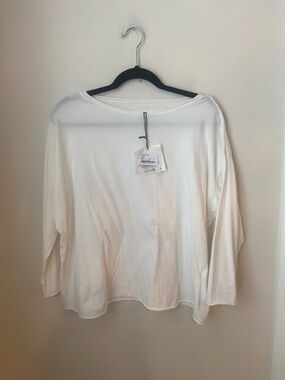 Labo.Art Maglia Lolita White Jersey Long Sleeve Top Size 2